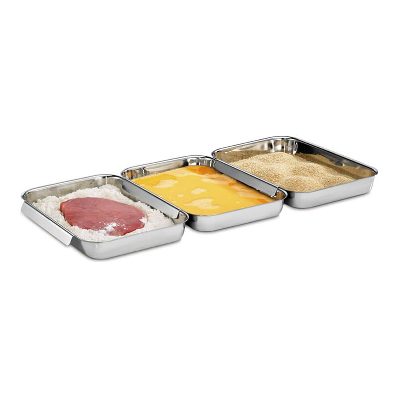 Panier-Set 3-teilig aus Edelstahl von Küchenprofi weitere Ansicht Panier-Set 3-teilig aus Edelstahl von Küchenprofi