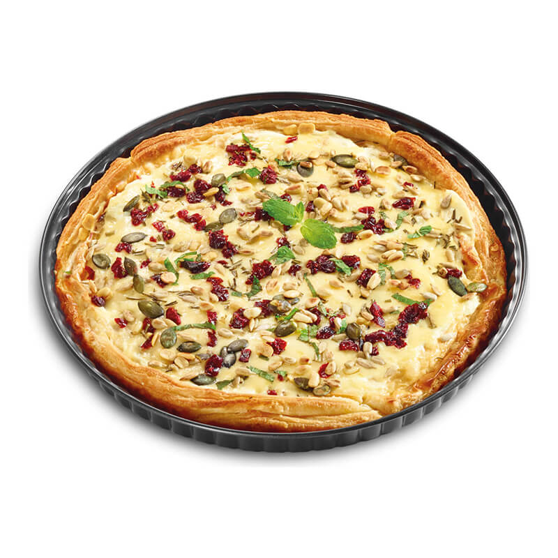 Quicheform BAKE ONE mit Hebeboden schwarz, 24 cm von Küchenprofi weitere Ansicht Quicheform BAKE ONE mit Hebeboden schwarz, 24 cm von Küchenprofi