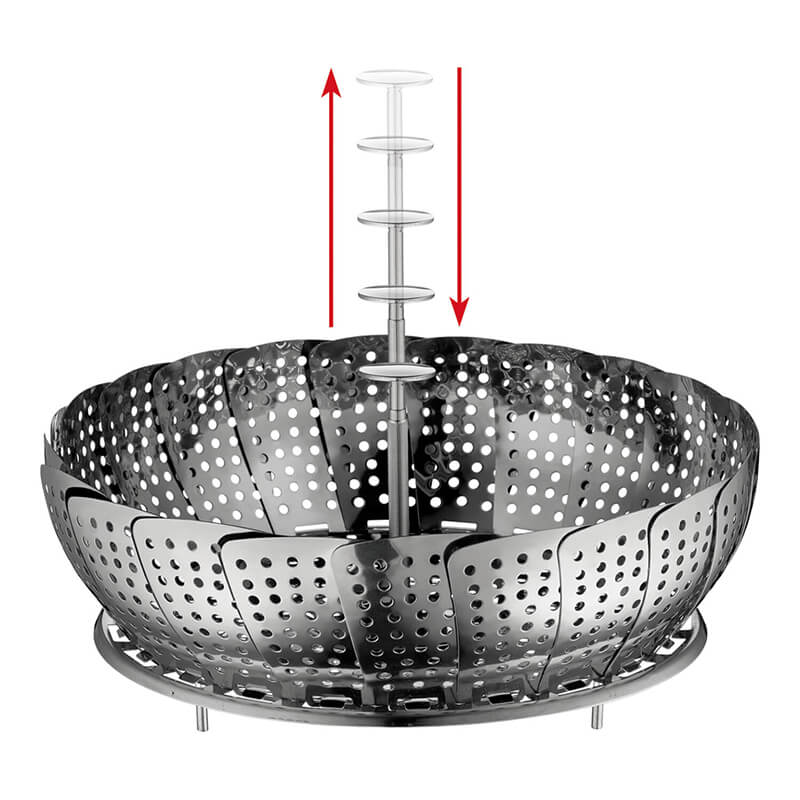 Dämpfeinsatz klappbar, Ø 24 cm von Küchenprofi weitere Ansicht Dämpfeinsatz klappbar, Ø 24 cm von Küchenprofi