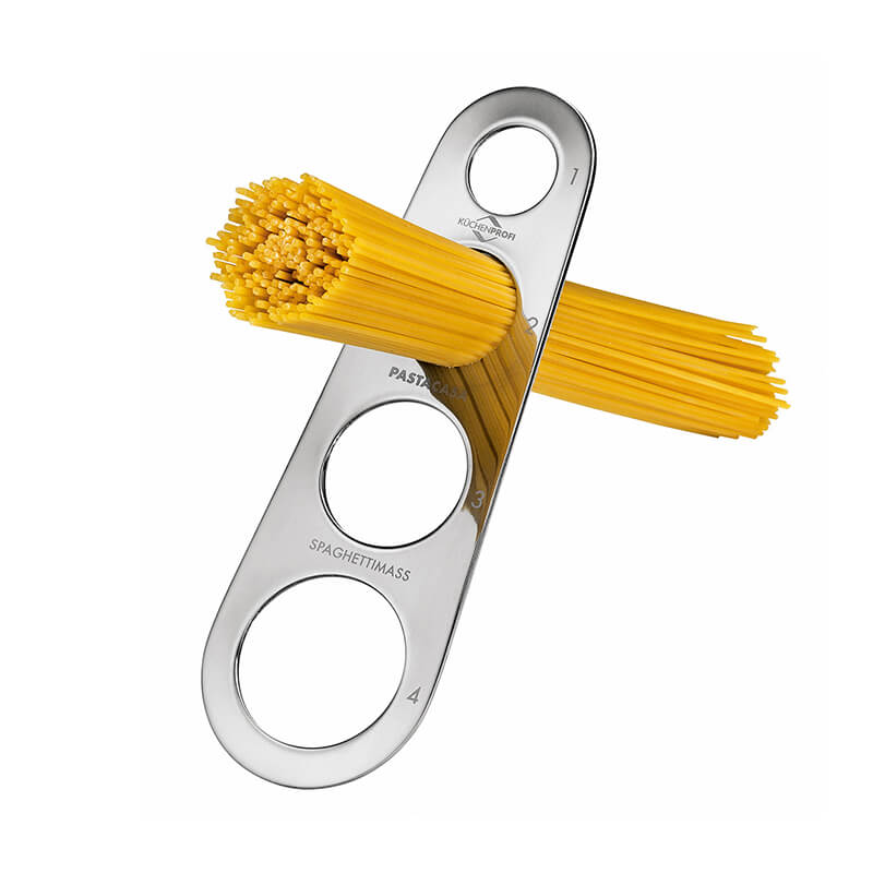 Spaghetti-Maß Pastacasa aus Edelstahl für 1-4 Portionen von Küchenprofi weitere Ansicht Spaghetti-Maß Pastacasa aus Edelstahl für 1-4 Portionen von Küchenprofi