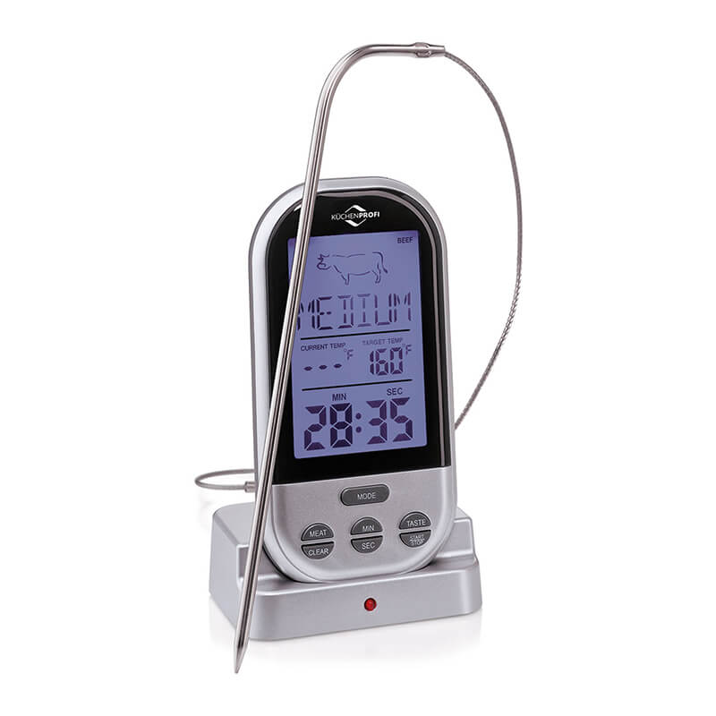 Digital Bratenthermometer Profi mit Befestigungsclip von Küchenprofi weitere Ansicht Digital Bratenthermometer Profi mit Befestigungsclip von Küchenprofi