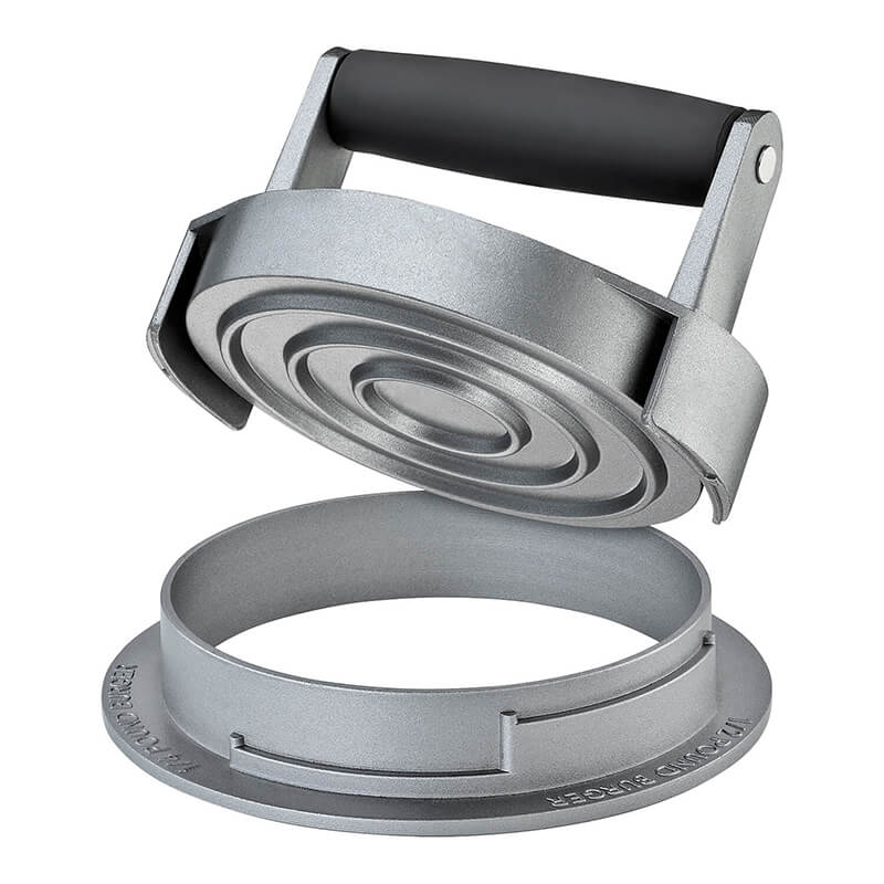 Hamburgerpresse Trio BBQ aus Edelstahl, Ø 14 cm von Küchenprofi weitere Ansicht Hamburgerpresse Trio BBQ aus Edelstahl, Ø 14 cm von Küchenprofi