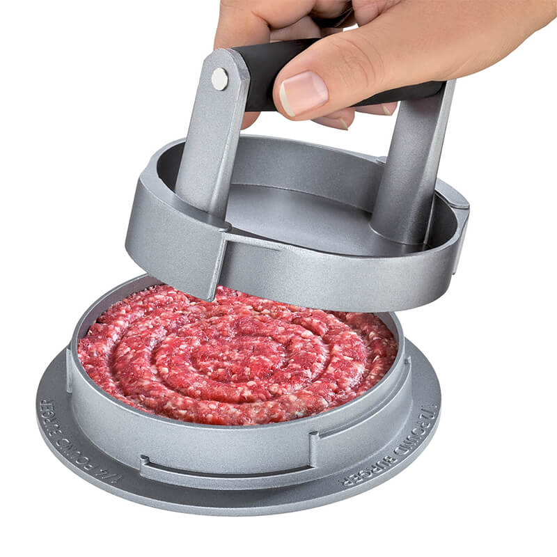 Hamburgerpresse Trio BBQ aus Edelstahl, Ø 14 cm von Küchenprofi weitere Ansicht Hamburgerpresse Trio BBQ aus Edelstahl, Ø 14 cm von Küchenprofi