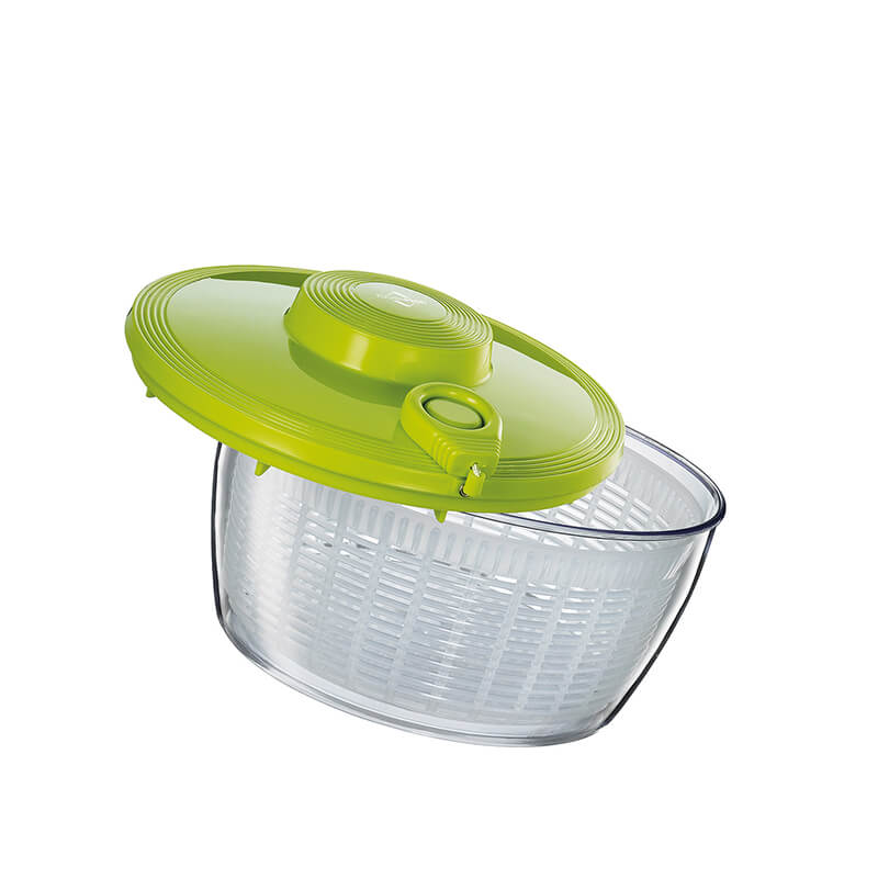 Salatschleuder aus Kunststoff 3,25 Liter, grün von Küchenprofi