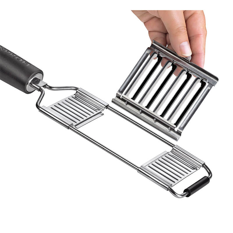 Multihobel Master Grip mit 3 Einsätzen aus Edelstahl von Küchenprofi weitere Ansicht Multihobel Master Grip mit 3 Einsätzen aus Edelstahl von Küchenprofi