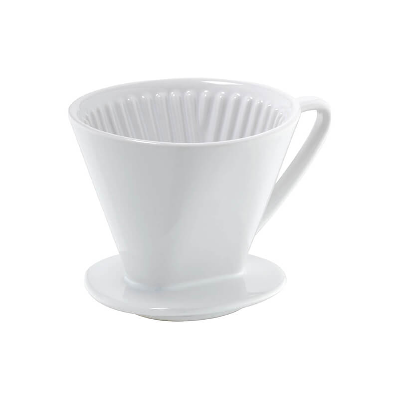 Cilio Kaffeefilter weiß aus Porzellan, Größe 2 weitere Ansicht Cilio Kaffeefilter weiß aus Porzellan, Größe 2