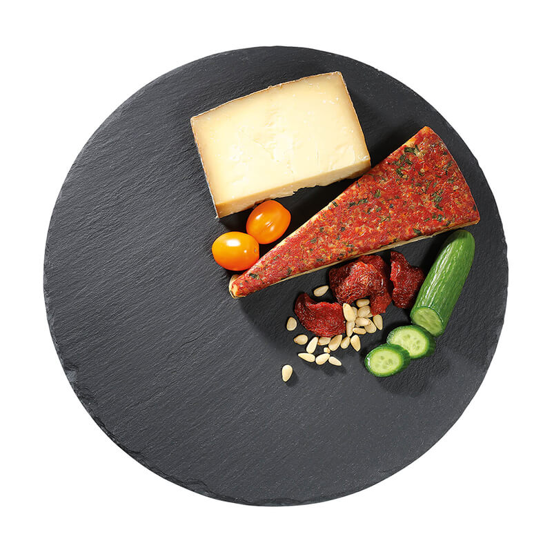 Cilio Schiefer-Servierplatte Formaggio rund, Ø 30 cm weitere Ansicht Cilio Schiefer-Servierplatte Formaggio rund, Ø 30 cm