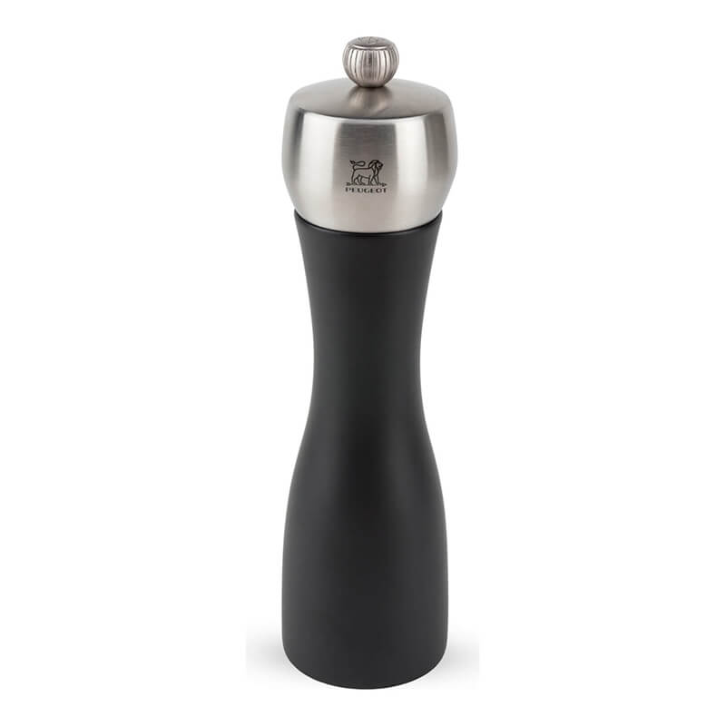 Peugeot Fidji manuelle Pfeffermühle aus Holz & Edelstahl schwarz, 20 cm weitere Ansicht Peugeot Fidji manuelle Pfeffermühle aus Holz & Edelstahl schwarz, 20 cm