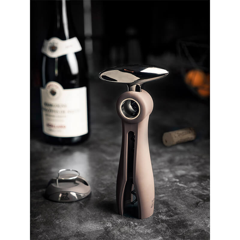 Peugeot Salma Korkenzieher mit Manschettenschneider basalt, 19 cm weitere Ansicht Peugeot Salma Korkenzieher mit Manschettenschneider basalt, 19 cm