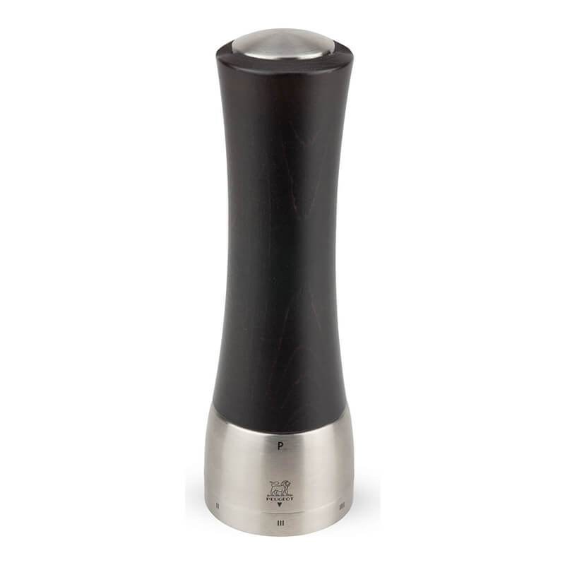 Peugeot Madras manuelle Pfeffermühle aus Holz & Edelstahl mit u'Select-System schokolade, 21 cm weitere Ansicht Peugeot Madras manuelle Pfeffermühle aus Holz & Edelstahl mit u'Select-System schokolade, 21 cm