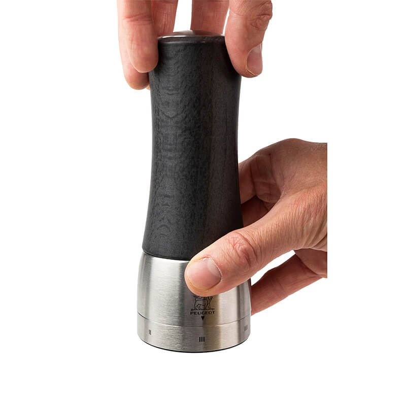 Peugeot Madras manuelle Salzmühle aus Holz & Edelstahl mit u'Select-System schokolade, 21 cm weitere Ansicht Peugeot Madras manuelle Salzmühle aus Holz & Edelstahl mit u'Select-System schokolade, 21 cm