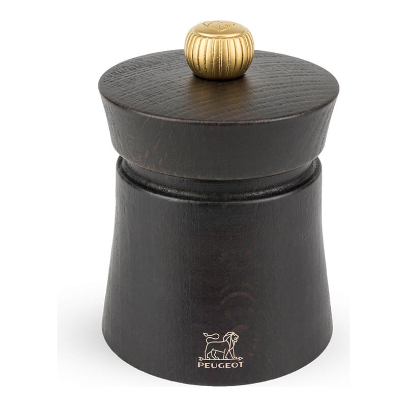 Peugeot Baya manuelle Pfeffermühle aus Holz schokolade, 8 cm