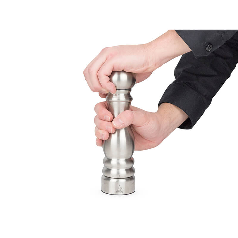 Peugeot Paris Chef manuelle Pfeffermühle aus Edelstahl mit u'Select-System, 22 cm weitere Ansicht Peugeot Paris Chef manuelle Pfeffermühle aus Edelstahl mit u'Select-System, 22 cm