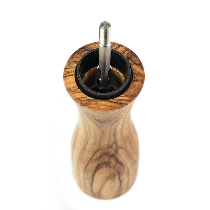 Peugeot Fidji manuelle Pfeffermühle aus Olivenholz & Edelstahl, 20 cm weitere Ansicht Peugeot Fidji manuelle Pfeffermühle aus Olivenholz & Edelstahl, 20 cm