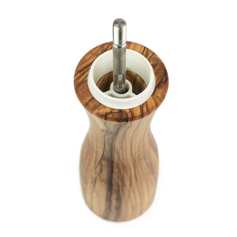 Peugeot Fidji manuelle Salzmühle aus Olivenholz & Edelstahl, 20 cm weitere Ansicht Peugeot Fidji manuelle Salzmühle aus Olivenholz & Edelstahl, 20 cm