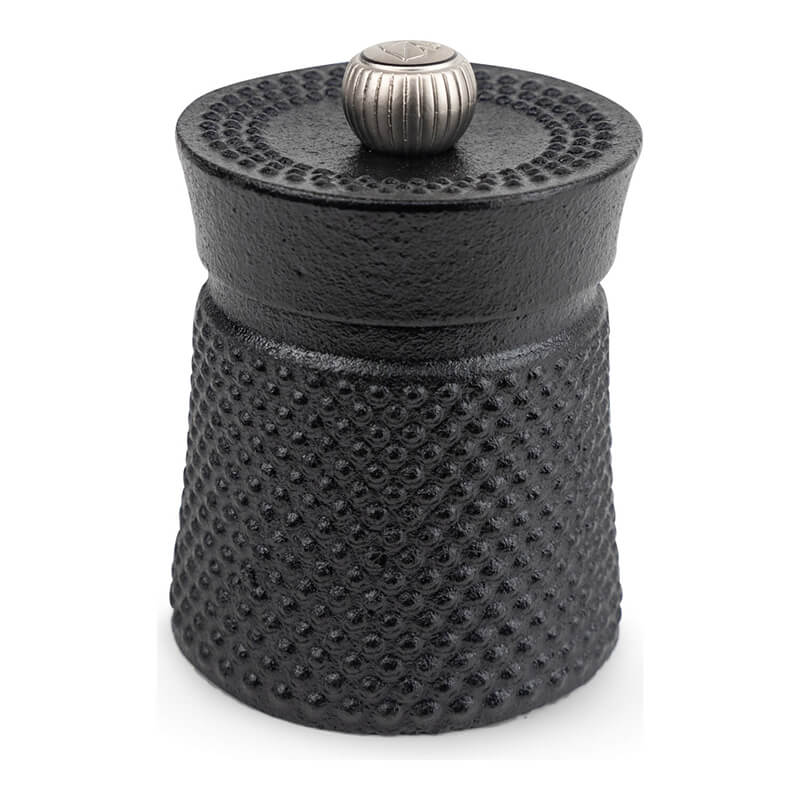 Peugeot Bali Fonte manuelle Pfeffermühle aus Gusseisen schwarz, 8 cm weitere Ansicht Peugeot Bali Fonte manuelle Pfeffermühle aus Gusseisen schwarz, 8 cm