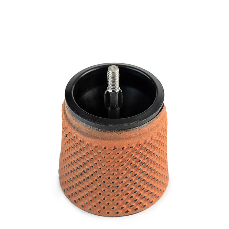 Peugeot Bali Fonte manuelle Pfeffermühle aus Gusseisen orange, 8 cm
