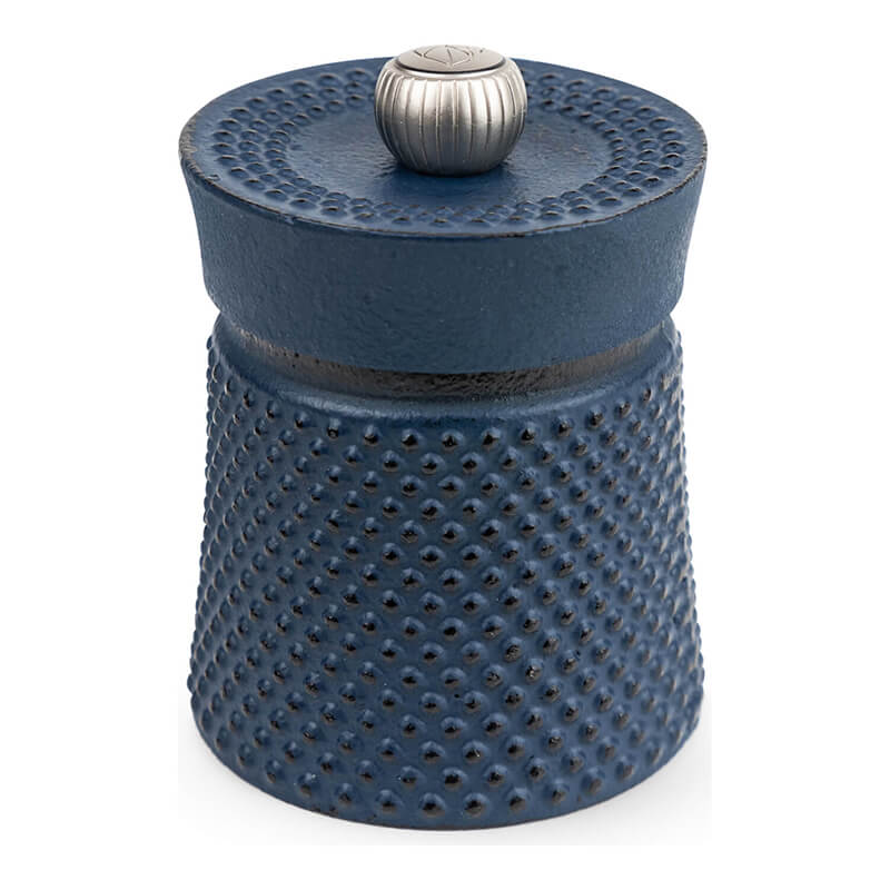 Peugeot Bali Fonte manuelle Pfeffermühle aus Gusseisen blau, 8 cm weitere Ansicht Peugeot Bali Fonte manuelle Pfeffermühle aus Gusseisen blau, 8 cm
