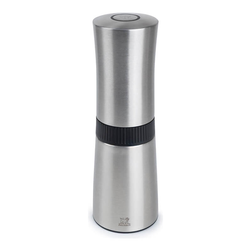 Peugeot Lanka Zimtmühle mit Shaker-Funktion aus Edelstahl, 22 cm weitere Ansicht Peugeot Lanka Zimtmühle mit Shaker-Funktion aus Edelstahl, 22 cm