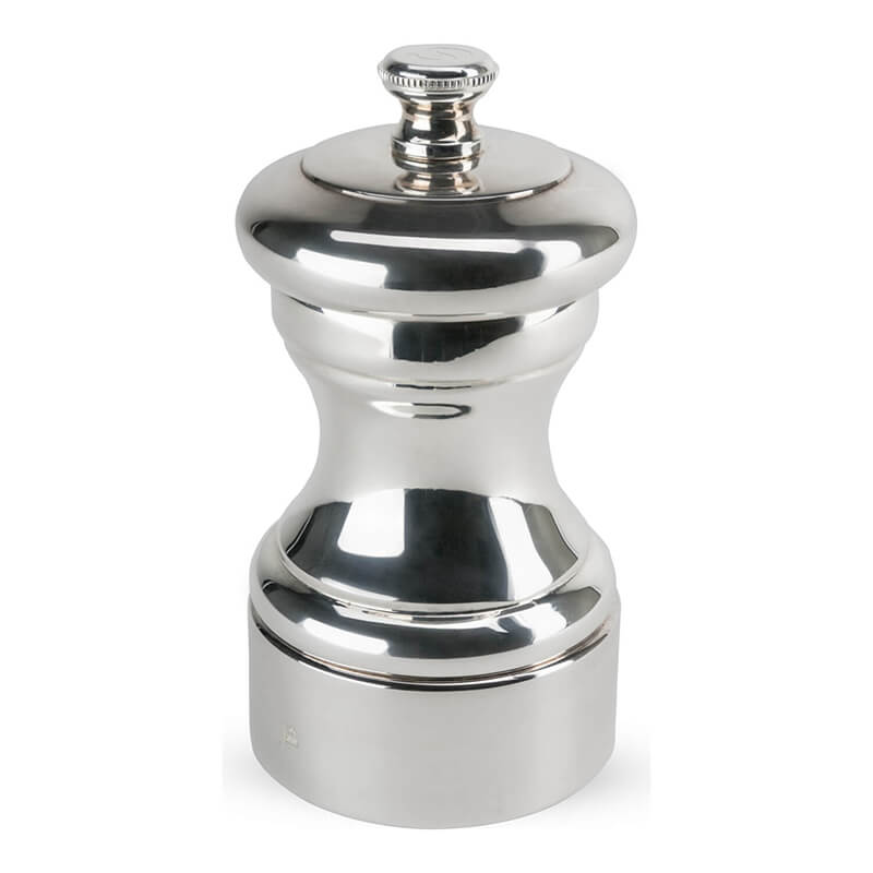Peugeot Mignonnette manuelle klassische Salzmühle aus versilbertem Metall, 10 cm weitere Ansicht Peugeot Mignonnette manuelle klassische Salzmühle aus versilbertem Metall, 10 cm