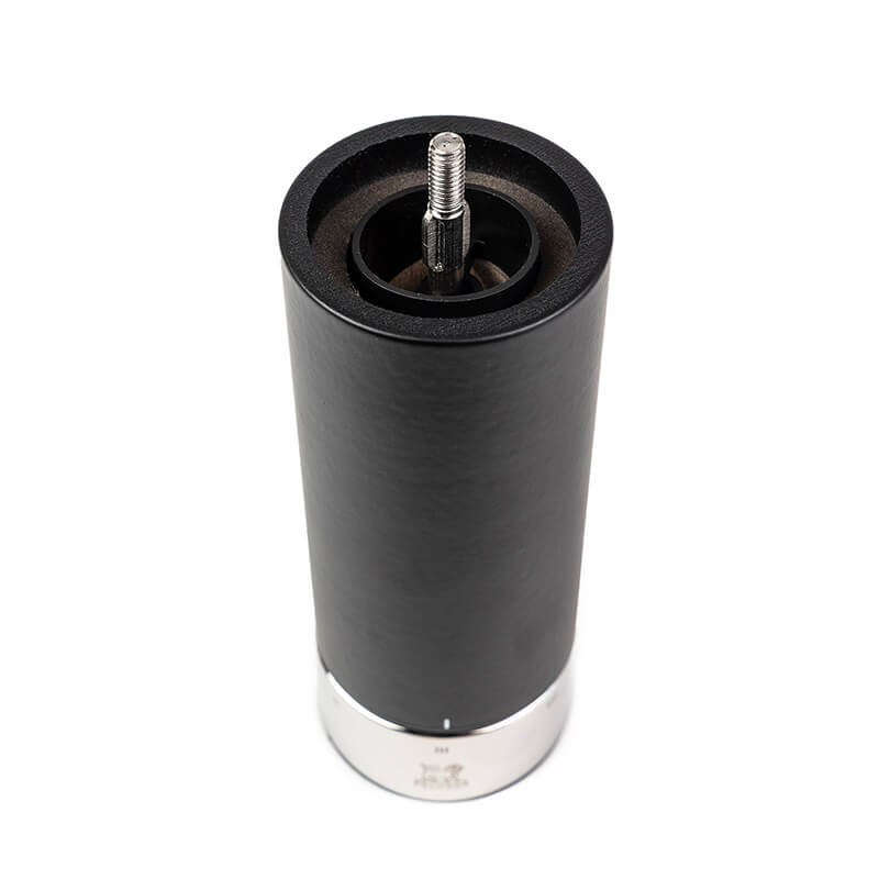Peugeot Isen manuelle Pfeffermühle aus Holz mit Kurbel & u'Select-System schwarz matt, 18 cm weitere Ansicht Peugeot Isen manuelle Pfeffermühle aus Holz mit Kurbel & u'Select-System schwarz matt, 18 cm