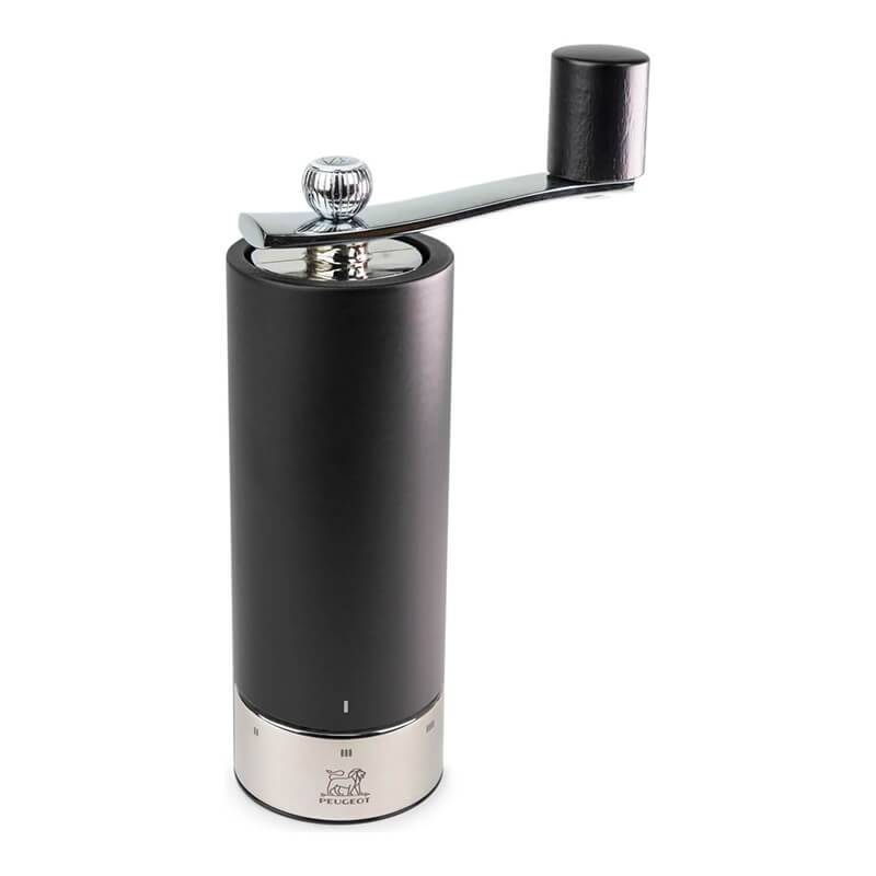 Peugeot Isen manuelle Salzmühle aus Holz mit Kurbel & u'Select-System schwarz matt, 18 cm weitere Ansicht Peugeot Isen manuelle Salzmühle aus Holz mit Kurbel & u'Select-System schwarz matt, 18 cm
