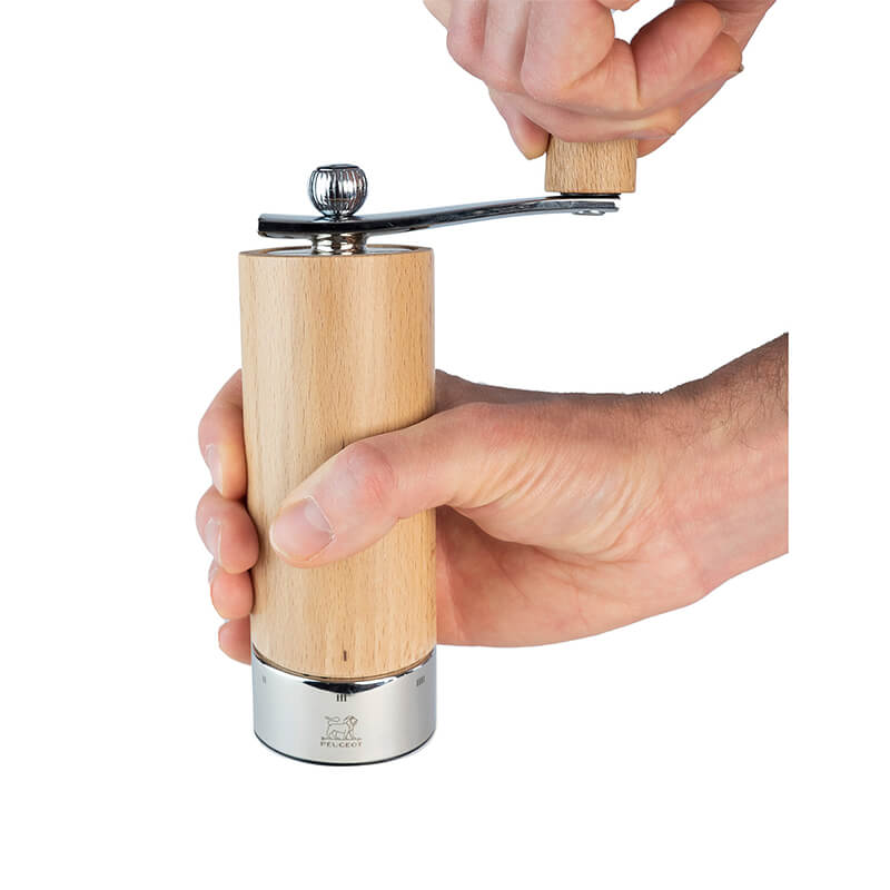 Peugeot Isen manuelle Pfeffermühle aus Holz mit Kurbel & u'Select-System natur, 18 cm weitere Ansicht Peugeot Isen manuelle Pfeffermühle aus Holz mit Kurbel & u'Select-System natur, 18 cm