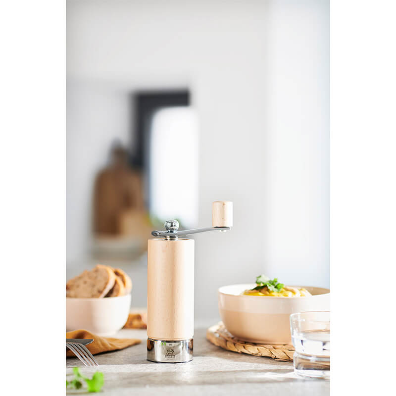 Peugeot Isen manuelle Salzmühle aus Holz mit u'Select-System natur, 18 cm