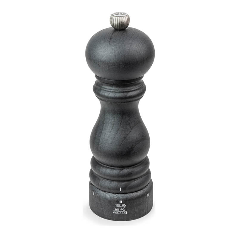 Peugeot Paris Graphite manuelle Salzmühle aus Holz mit u´Select-System schwarz, 18 cm weitere Ansicht Peugeot Paris Graphite manuelle Salzmühle aus Holz mit u´Select-System schwarz, 18 cm
