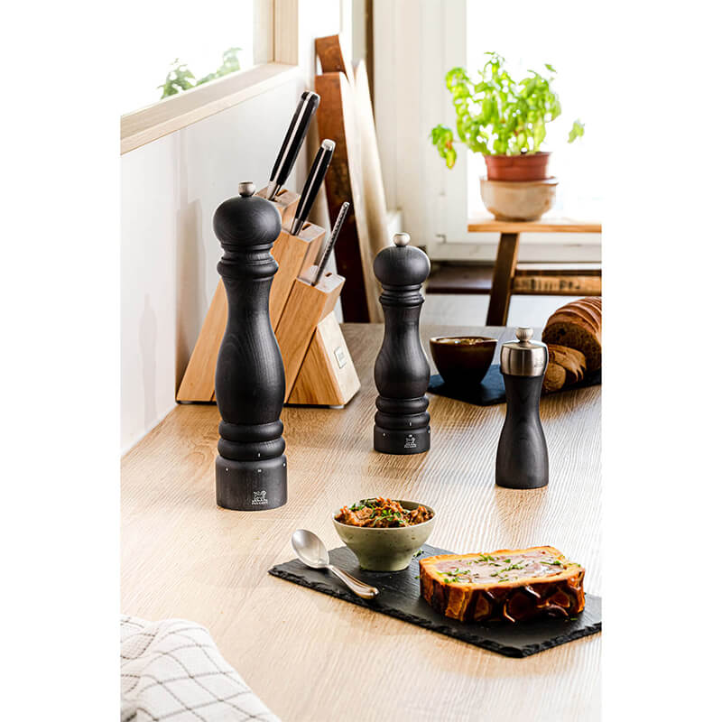 Peugeot Fidji Graphite manuelle Pfeffermühle aus Holz, 15 cm weitere Ansicht Peugeot Fidji Graphite manuelle Pfeffermühle aus Holz, 15 cm