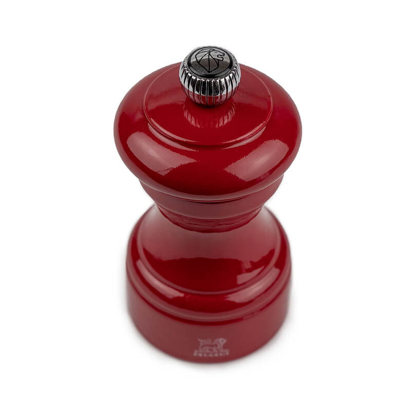 Peugeot Bistro manuelle Pfeffermühle aus Holz, lackiert passionsrot, 10 cm weitere Ansicht Peugeot Bistro manuelle Pfeffermühle aus Holz, lackiert passionsrot, 10 cm