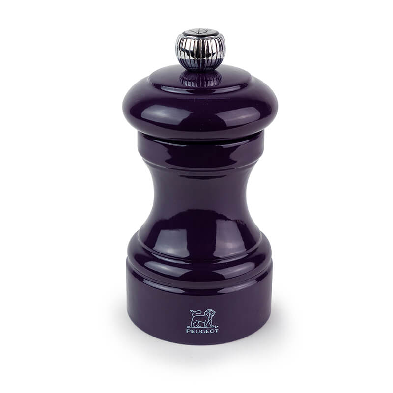 Peugeot Bistro manuelle Pfeffermühle aus Holz, lackiert aubergine, 10 cm weitere Ansicht Peugeot Bistro manuelle Pfeffermühle aus Holz, lackiert aubergine, 10 cm