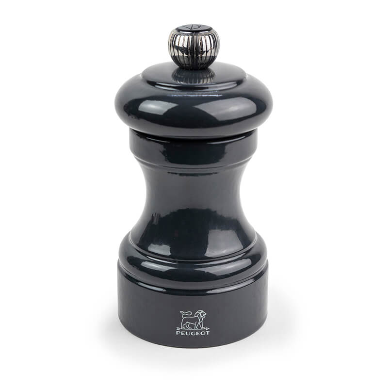 Peugeot Bistro manuelle Pfeffermühle aus Holz, lackiert schiefer, 10 cm weitere Ansicht Peugeot Bistro manuelle Pfeffermühle aus Holz, lackiert schiefer, 10 cm