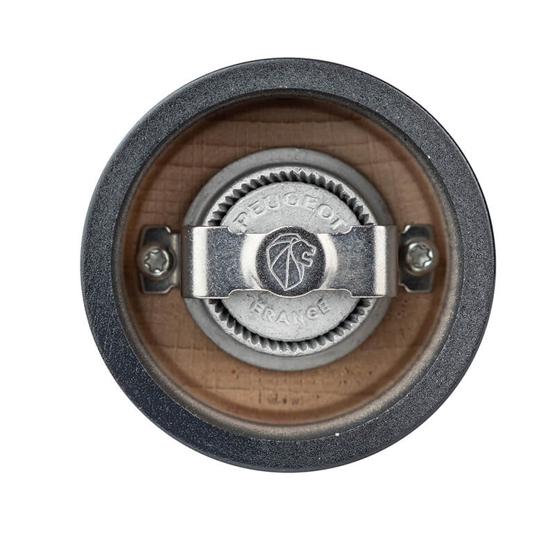 Peugeot Bistro manuelle Pfeffermühle aus Holz, lackiert schiefer, 10 cm weitere Ansicht Peugeot Bistro manuelle Pfeffermühle aus Holz, lackiert schiefer, 10 cm