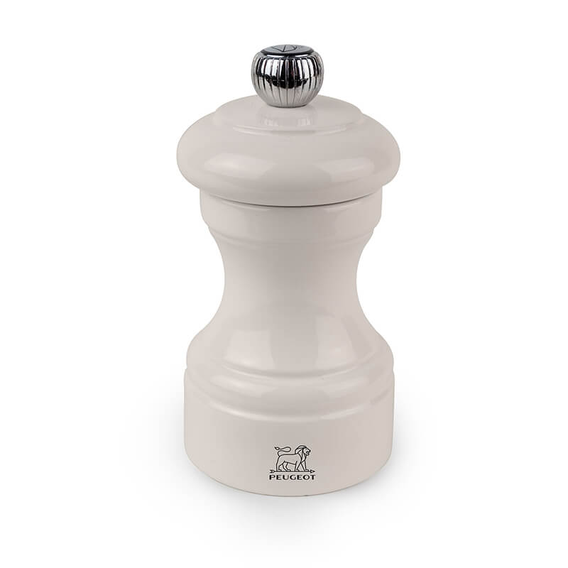 Peugeot Bistro manuelle Pfeffermühle aus Holz, lackiert elfenbein, 10 cm weitere Ansicht Peugeot Bistro manuelle Pfeffermühle aus Holz, lackiert elfenbein, 10 cm