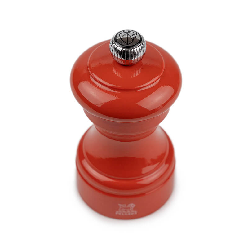 Peugeot Bistro manuelle Pfeffermühle aus Holz, lackiert terracotta, 10 cm weitere Ansicht Peugeot Bistro manuelle Pfeffermühle aus Holz, lackiert terracotta, 10 cm