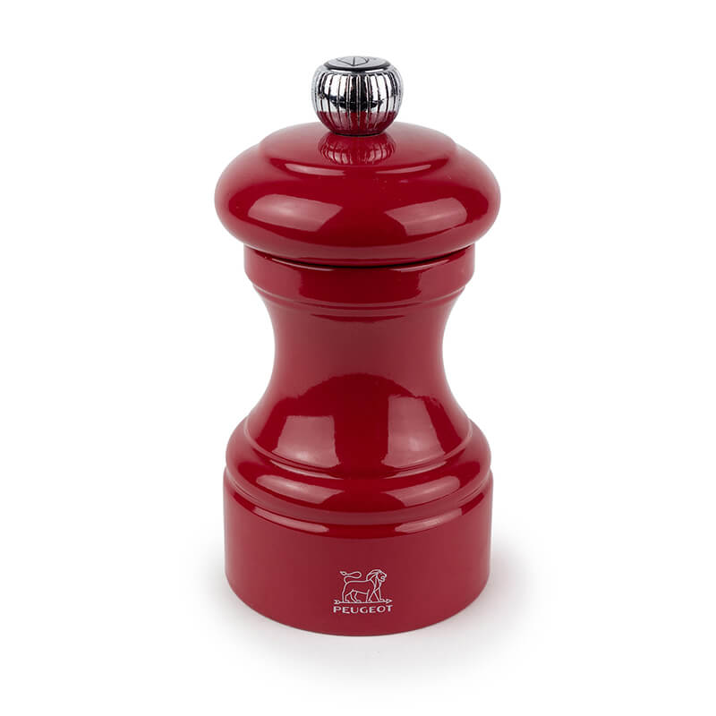 Peugeot Bistro manuelle Salzmühle aus Holz, lackiert passionsrot, 10 cm weitere Ansicht Peugeot Bistro manuelle Salzmühle aus Holz, lackiert passionsrot, 10 cm