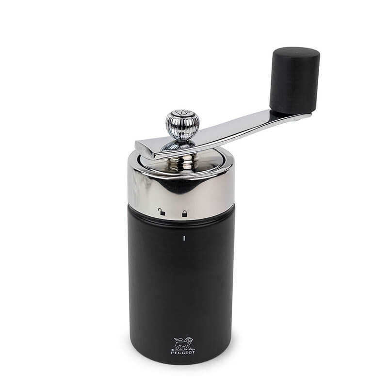Peugeot Isen manuelle Muskatmühle schwarz matt, 15 cm weitere Ansicht Peugeot Isen manuelle Muskatmühle schwarz matt, 15 cm