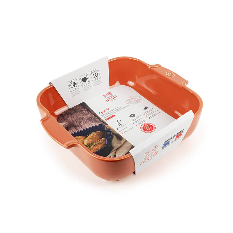 Peugeot Appolia Auflaufform quadratisch terracotta, 28 cm weitere Ansicht Peugeot Appolia Auflaufform quadratisch terracotta, 28 cm