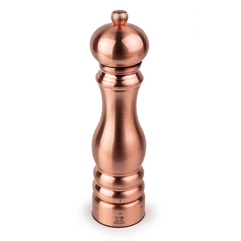 Peugeot Paris Chef manuelle Pfeffermühle aus Edelstahl, verkupfert mit u'Select-System, 22 cm weitere Ansicht Peugeot Paris Chef manuelle Pfeffermühle aus Edelstahl, verkupfert mit u'Select-System, 22 cm