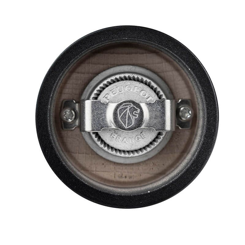 Peugeot Bistro manuelle Pfeffermühle aus Holz, lackiert schwarz, 10 cm weitere Ansicht Peugeot Bistro manuelle Pfeffermühle aus Holz, lackiert schwarz, 10 cm