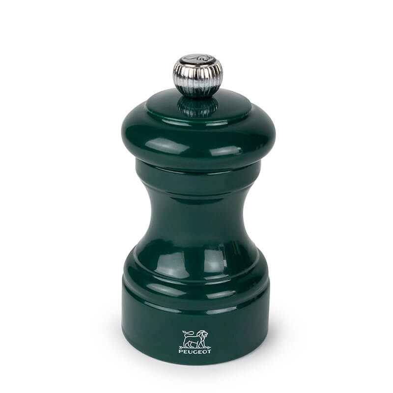 Peugeot Bistro manuelle Pfeffermühle aus Holz, lackiert dunkelgrün, 10 cm weitere Ansicht Peugeot Bistro manuelle Pfeffermühle aus Holz, lackiert dunkelgrün, 10 cm