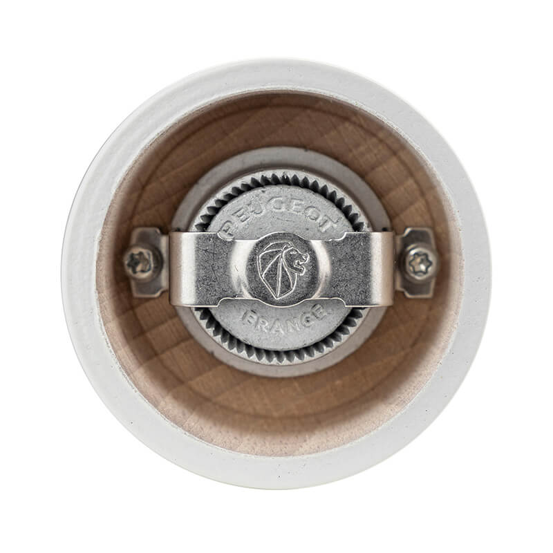 Peugeot Bistro manuelle Pfeffermühle aus Holz, lackiert hellgrau, 10 cm weitere Ansicht Peugeot Bistro manuelle Pfeffermühle aus Holz, lackiert hellgrau, 10 cm