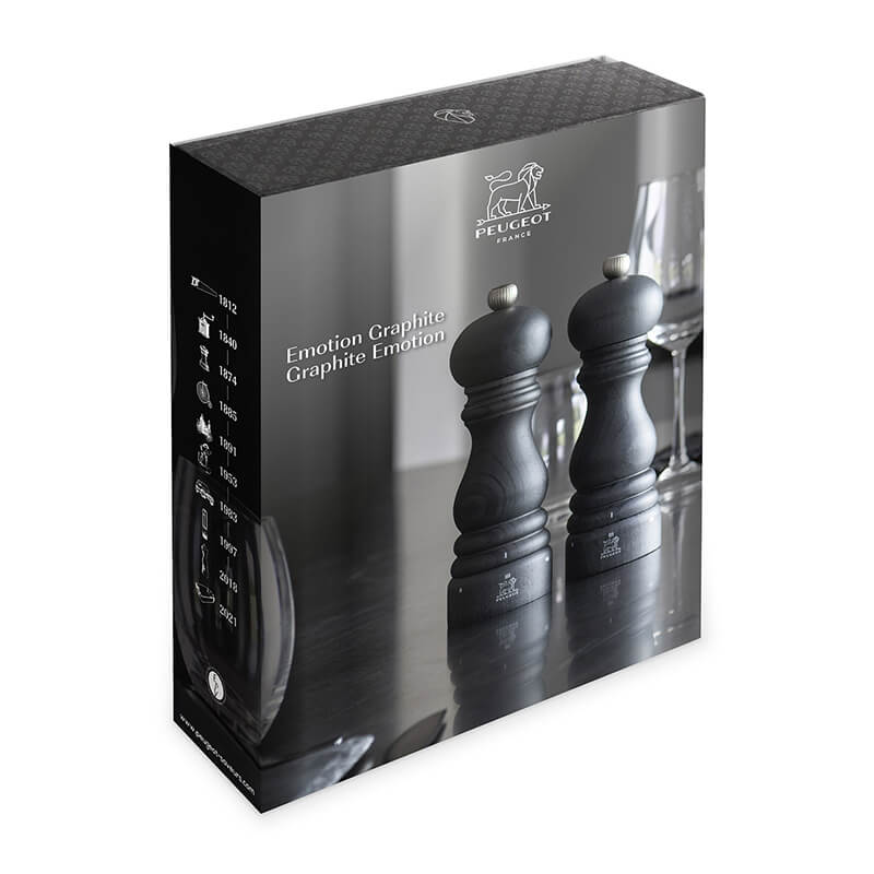 Peugeot Graphite Emotion! Geschenkbox Paris u'Select Pfeffer- & Salzmühle inkl. Edelstahltrichter, 18 cm weitere Ansicht Peugeot Graphite Emotion! Geschenkbox Paris u'Select Pfeffer- & Salzmühle inkl. Edelstahltrichter, 18 cm