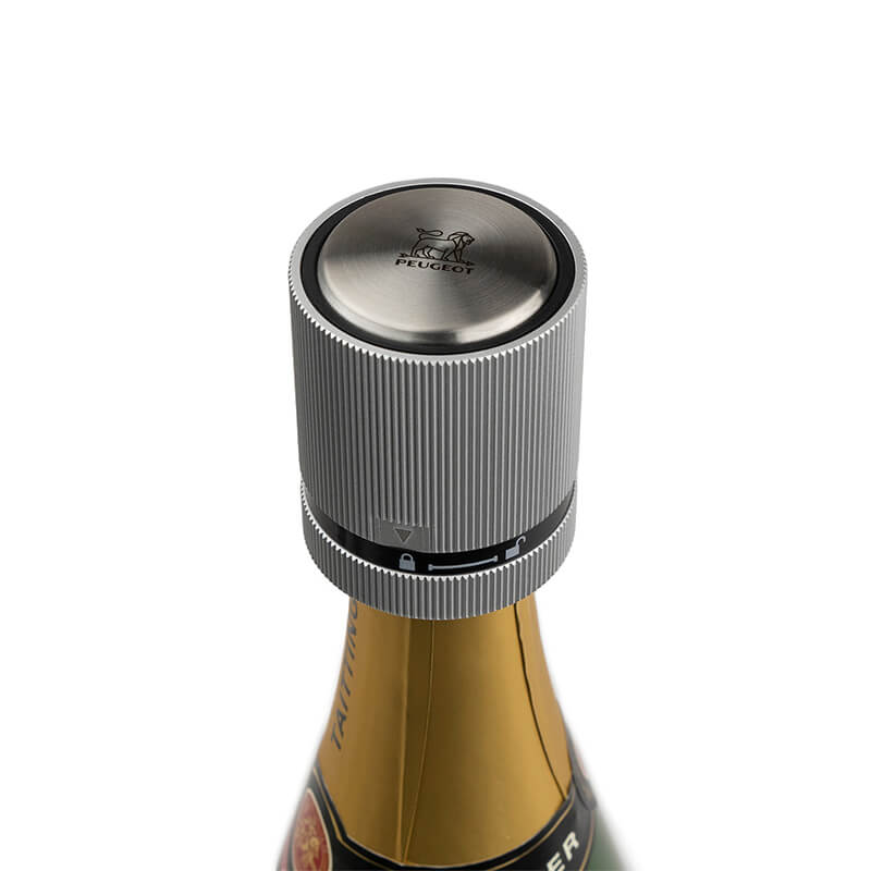 Peugeot Line - Verschluss für Perl- & Schaumweine 5,5 cm, Aluminium weitere Ansicht Peugeot Line - Verschluss für Perl- & Schaumweine 5,5 cm, Aluminium