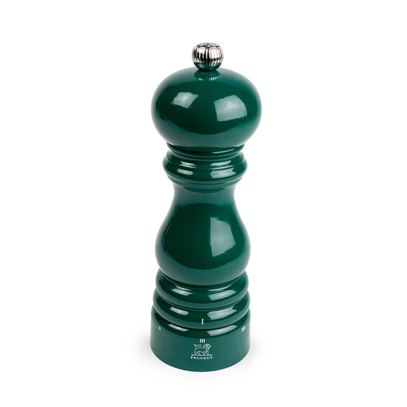 Peugeot Paris manuelle Pfeffermühle aus Holz mit u'Select-System waldgrün, 18 cm weitere Ansicht Peugeot Paris manuelle Pfeffermühle aus Holz mit u'Select-System waldgrün, 18 cm