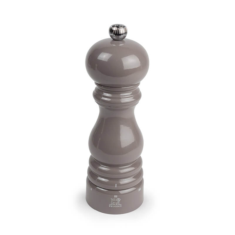 Peugeot Paris manuelle Pfeffermühle aus Holz mit u'Select-System taupegrau, 18 cm weitere Ansicht Peugeot Paris manuelle Pfeffermühle aus Holz mit u'Select-System taupegrau, 18 cm