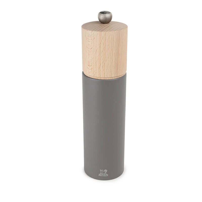 Peugeot Boreal Pfeffermühle 21 cm aus Buchenholz, felsgrau weitere Ansicht Peugeot Boreal Pfeffermühle 21 cm aus Buchenholz, felsgrau