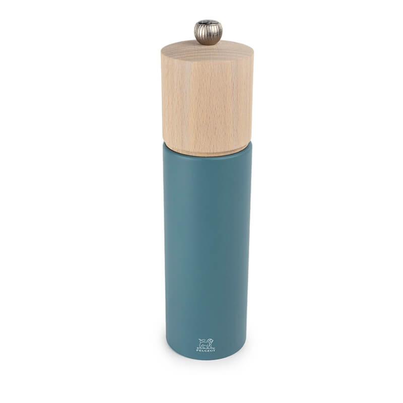 Peugeot Boreal Pfeffermühle 21 cm aus Buchenholz, rauchblau weitere Ansicht Peugeot Boreal Pfeffermühle 21 cm aus Buchenholz, rauchblau
