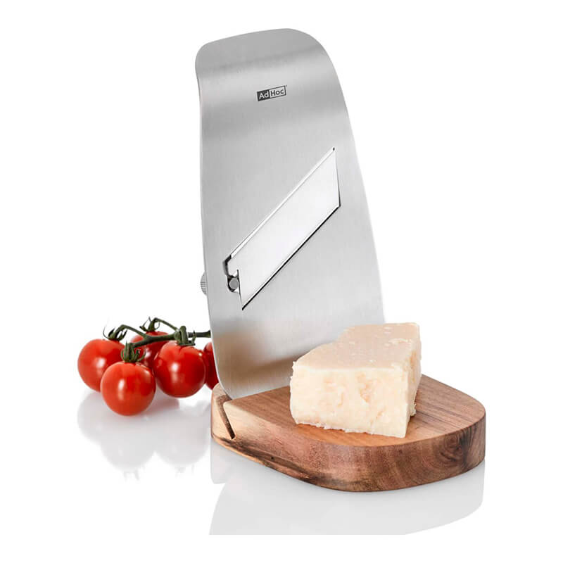 AdHoc Gourmet-Hobel Tufo aus Edelstahl & Akazienholz, 9,3 x 17 cm weitere Ansicht AdHoc Gourmet-Hobel Tufo aus Edelstahl & Akazienholz, 9,3 x 17 cm